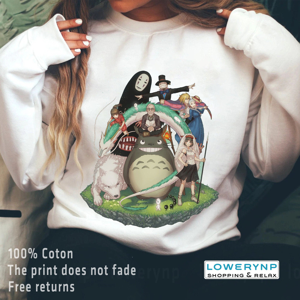 Vintage Studio Ghibli Shirt, Sweatshirt, Hoodie, Studio Ghibli T-shirt, Spirited Away Shirt, Totoro Sweatshirt, Kikis Anime Sweatshirt - 1.jpg