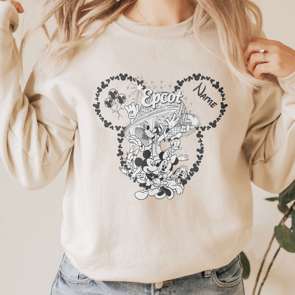 Vintage Epcot 1982 sweatshirt, Vintage Disney Sweatshirt, Epcot Trip Shirt, Disney World Shirt Epcot World Traveler Shirt - 2.jpg