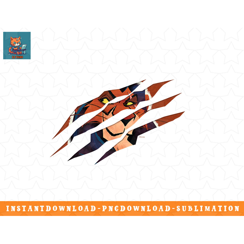 Disney Villains Scar Claw Slash The Lion King png, sublimation, digital download.jpg