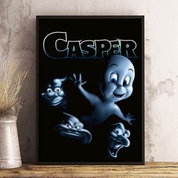 casper poster, movie poster, film poster, wall art, wall decor, prints, home decor, charming phantom adventures poster