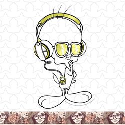 looney tunes tweety bird cool portrait png, sublimation, digital download
