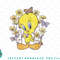 Looney Tunes Tweety And Butterflies Floral png, sublimation, digital download.jpg