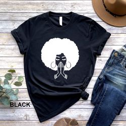 afro girl shirt, black girl shirt, black girl gifts tee, black girl magic, afrocentric shirts, black queen shirt, afro a