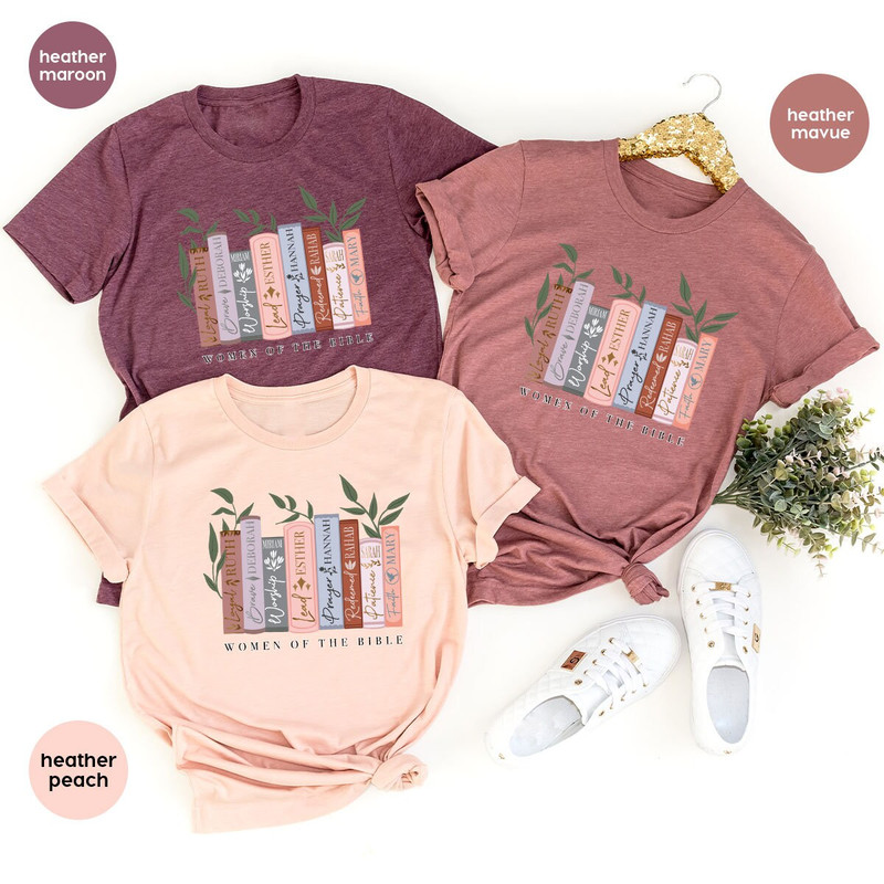 Bible Verse Shirt, Religious Gift, Christian Shirts for Women, Floral T-Shirt, Christian Gifts, Faith Shirt, Christian Apparel, Gift for Her - 3.jpg