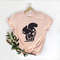 Floral Squirrel Shirt, Squirrel Tee, Cute Squirrel Shirt, Girl Squirrel Tee, Women's Squirrel Shirt, Squirrel Themed Party Tee - 2.jpg