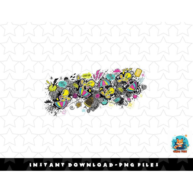 Looney Tunes Tweety Umbrella Escape png, sublimation, digital download.jpg