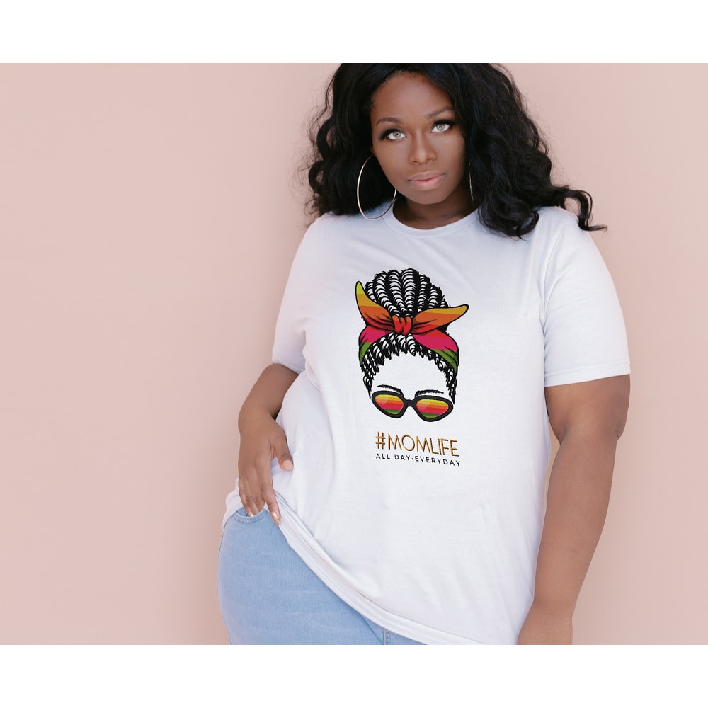 Momlife Momsquad tshirt, mothers day gift for new mom, maternity mom to be gift, expecting mom tee, pregnancy tshirt, black girl magic - 1.jpg