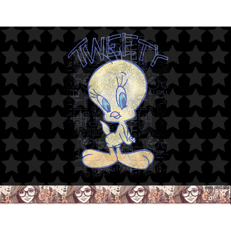 Looney Tunes Tweety Fade png, sublimation, digital download .jpg