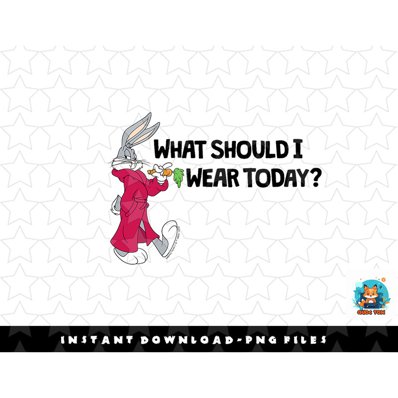 Looney Tunes What Should I Wear Today png, sublimation, digital download.jpg