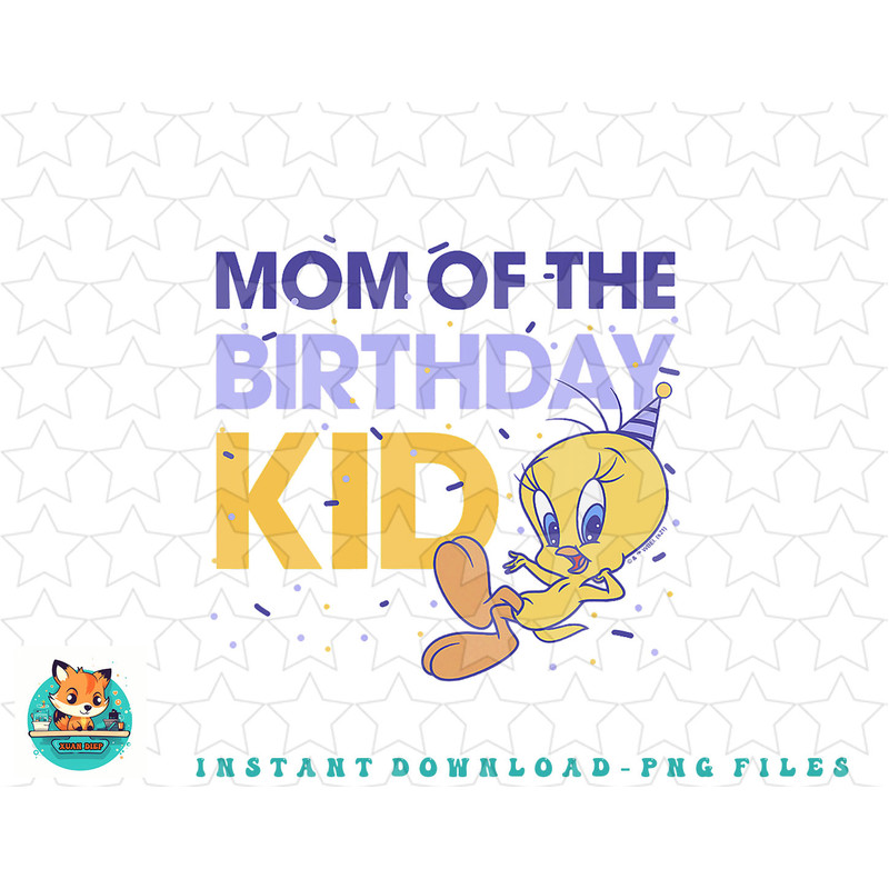 Looney Tunes Tweety Mom Of The Birthday Kid png, sublimation, digital download.jpg