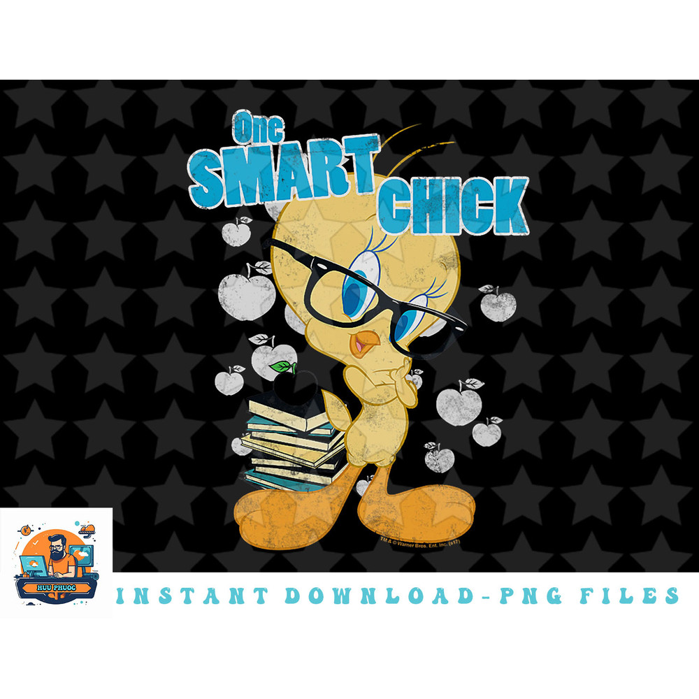 Looney Tunes Tweety One Smart Chick png, sublimation, digital download.jpg