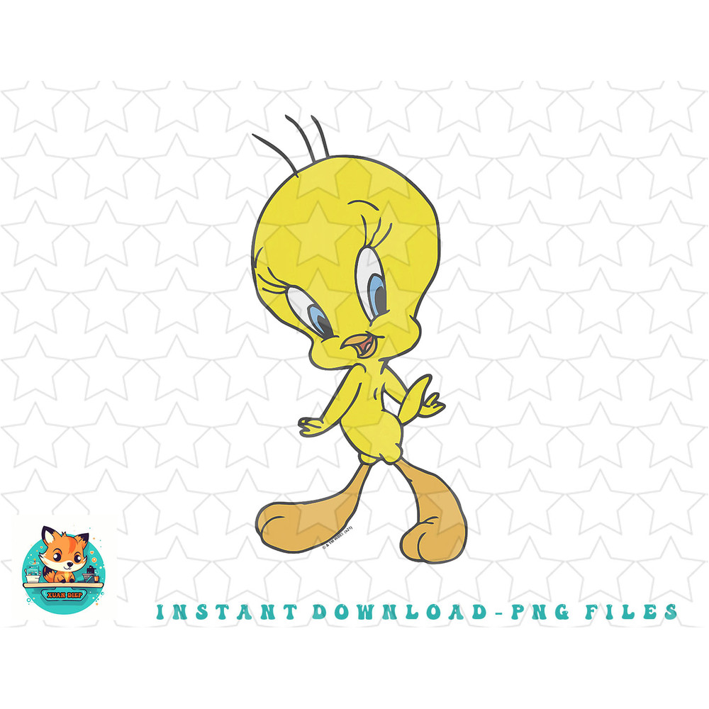Looney Tunes Tweety Sassy Poster png, sublimation, digital download.jpg