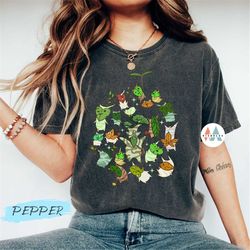 comfort colors zelda korok shirt, lineart korok shirt, hylian shirt, korok zelda plant, flora of hyrule shirt, zelda tea
