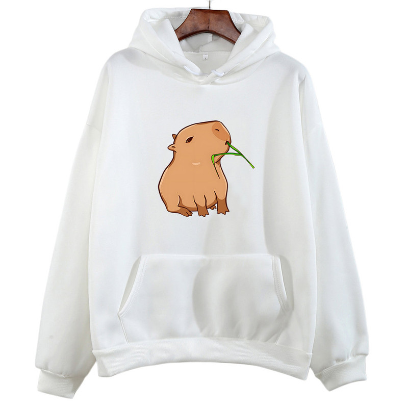 Capybara Hoodie, Cute Capybara Hoodie Print, Capybara Vintage Tee, Capybara Long Sleeve, Pet Lover Gift, Animal Hoodie, Cute Capybara Gift - 6.jpg