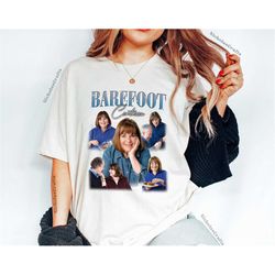 barefoot contessa ina garten 90s bootleg t-shirt, barefoot contessa vintage washed shirt, food network homage graphic t-