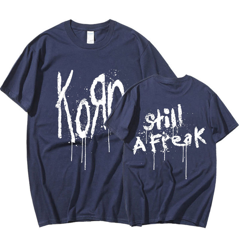 Korn Music Concert Rock Band WORLD TOUR T-Shirt Vintage Metal Gothic Oversized Tee - Unisex Streetwear Short Sleeve Fashion Statement - 2.jpg