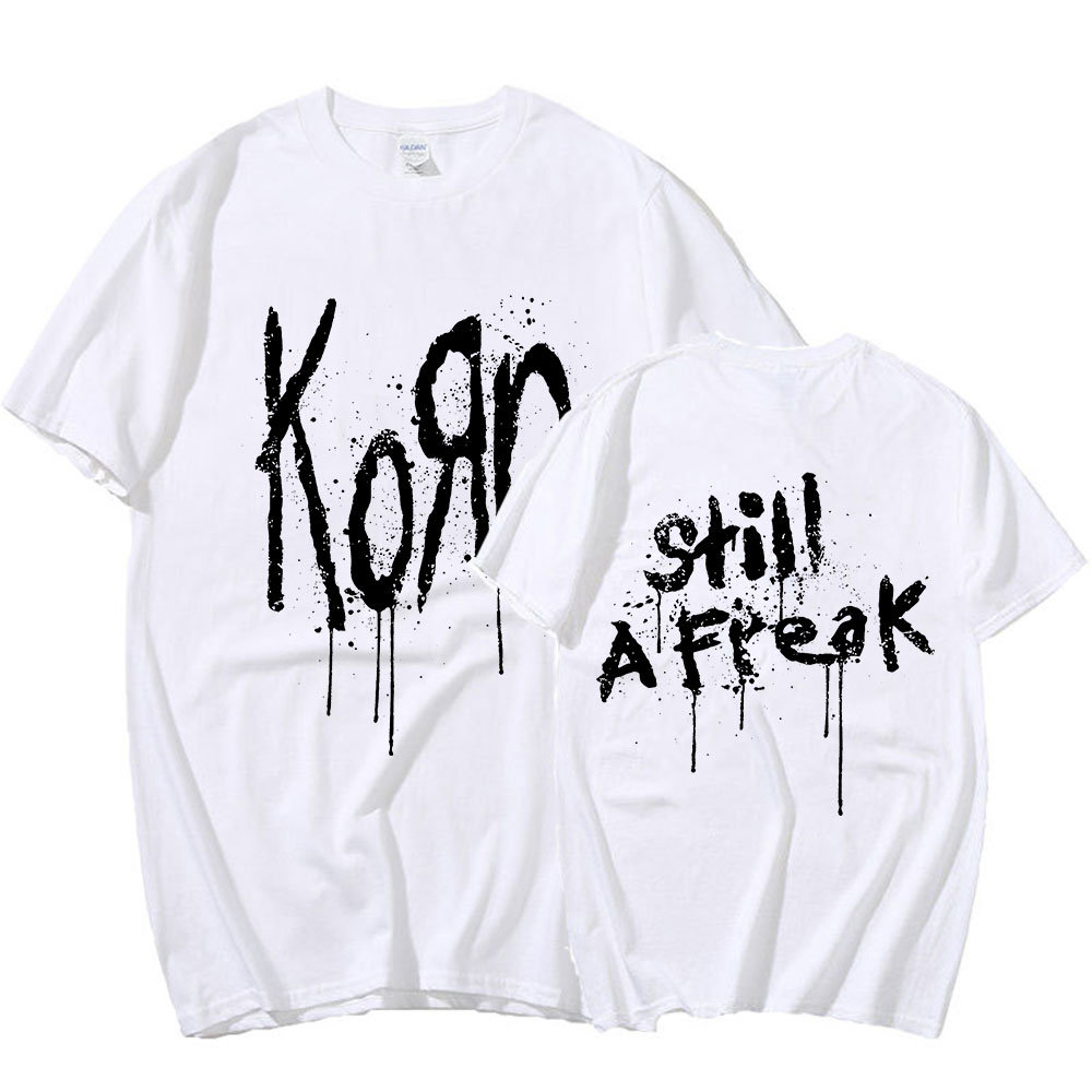 Korn Music Concert Rock Band WORLD TOUR T-Shirt Vintage Metal Gothic Oversized Tee - Unisex Streetwear Short Sleeve Fashion Statement - 4.jpg