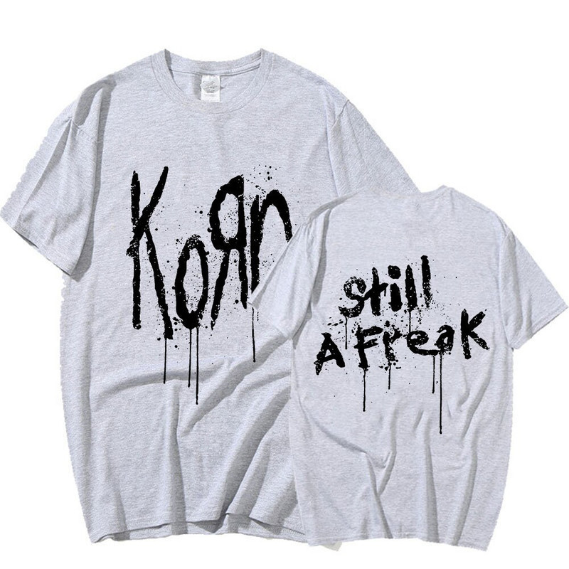 Korn Music Concert Rock Band WORLD TOUR T-Shirt Vintage Metal Gothic Oversized Tee - Unisex Streetwear Short Sleeve Fashion Statement - 6.jpg