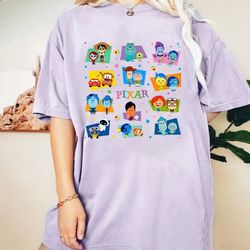 disney pixar movie all characters comfort color shir