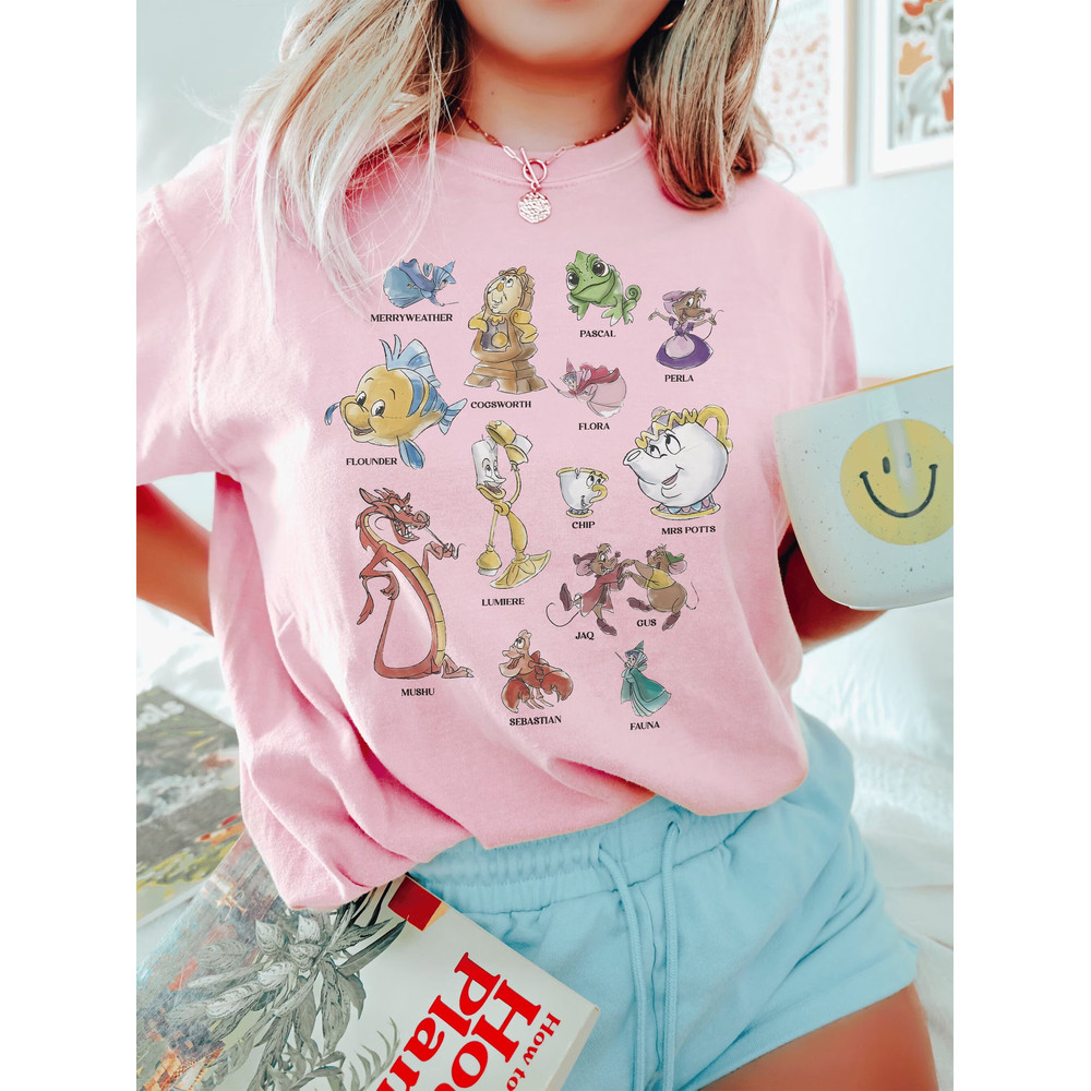 Disney Pixar Movie All Characters Comfort Color Shirt, Disney Pixar Movie T-Shirt, Disneyland Family Trip 2023 Shirt, Magic Kingdom Tee - 4.jpg