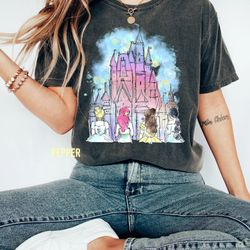 disney princess comfort color shirt, vintage princes