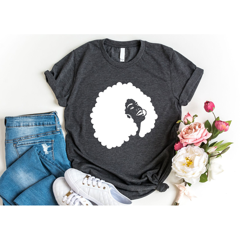 Afro Women Shirt - Black Women Shirt - Afro American Women Shirt - Gift For Her - Black Girl Magic Shirt - Cool Women Shirt - 2.jpg