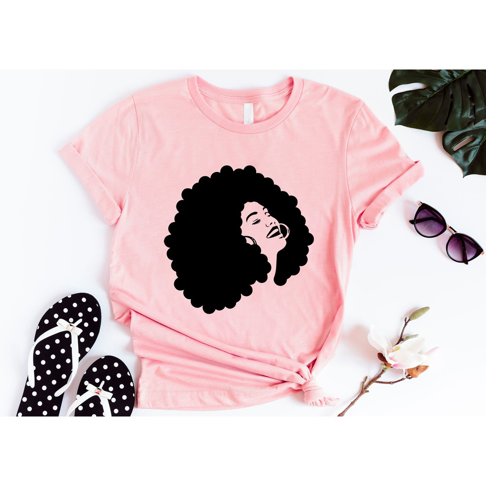 Afro Women Shirt - Black Women Shirt - Afro American Women Shirt - Gift For Her - Black Girl Magic Shirt - Cool Women Shirt - 5.jpg