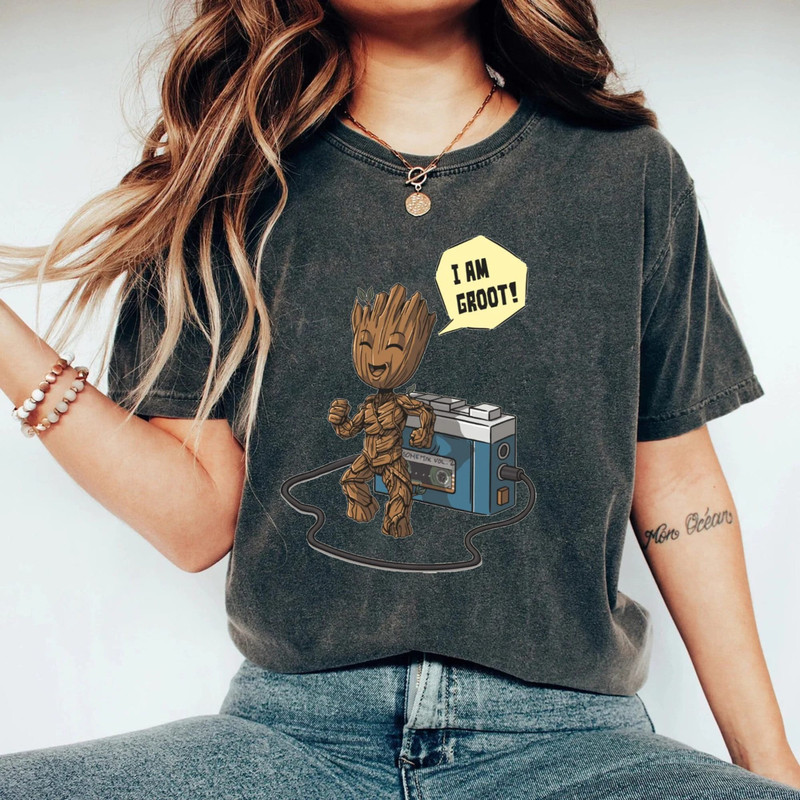 Baby Groot Comfort Colors® Shirt, I Am Groot Shirt, Marvel Guardians Of The Galaxy Groot Shirt, Disneyworld Shirt, Disney Family Trip Shirt - 4.jpg
