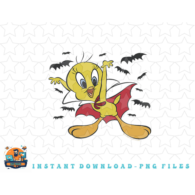 Looney Tunes Vampire Tweety png, sublimation, digital download.jpg