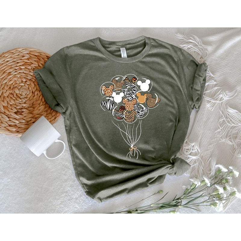 Disney Animal Kingdom Balloons Comfort Colors® Shirt, Colorful Vacay Shirt, Disney Aesthetic Shirt, Disneyworld Shirt, Disney Family Shirt - 5.jpg