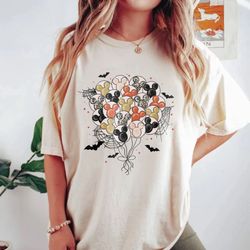 disney balloons halloween comfort shirt, mickey balloons halloween shirt, disney
