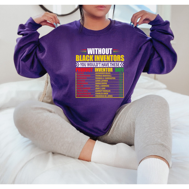 Black History Month T-Shirt, History Of Forgotten Black Inventors, Black History Month Gifts, Black Girl Magic Tees, Black Dad Shirt - 6.jpg