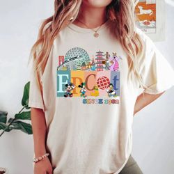 disney epcot since 1982 comfort shirt, disney trip family shirt, disney aestheti