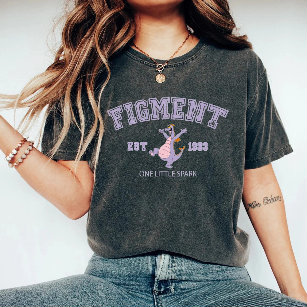 Disney Figment Est 1983 Comfort Colors® Shirt, Disney Epcot Figment Shirt, Disney Trip Family Shirt, Disney Aesthetic Shirt Disneyland Shirt - 2.jpg