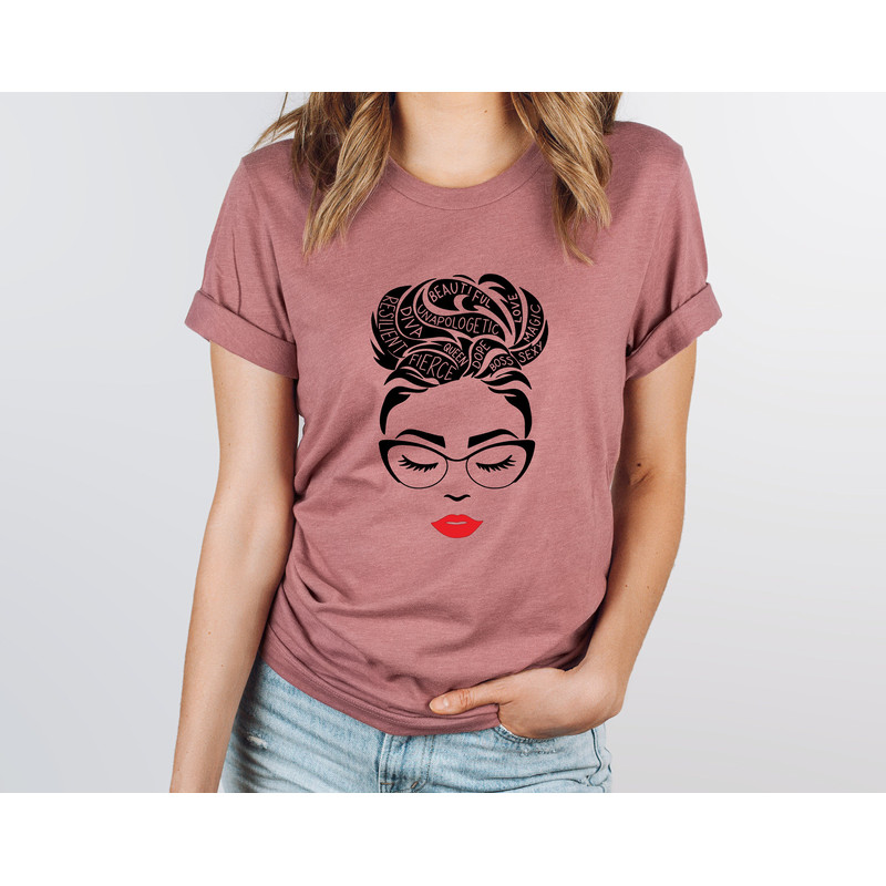 Black Queen Shirt, Women Empowerment Shirt, Strong Women Shirt, Boss Shirt, Black Woman Shirt, Afro Woman Shirt, Black Girl Shirt - 3.jpg