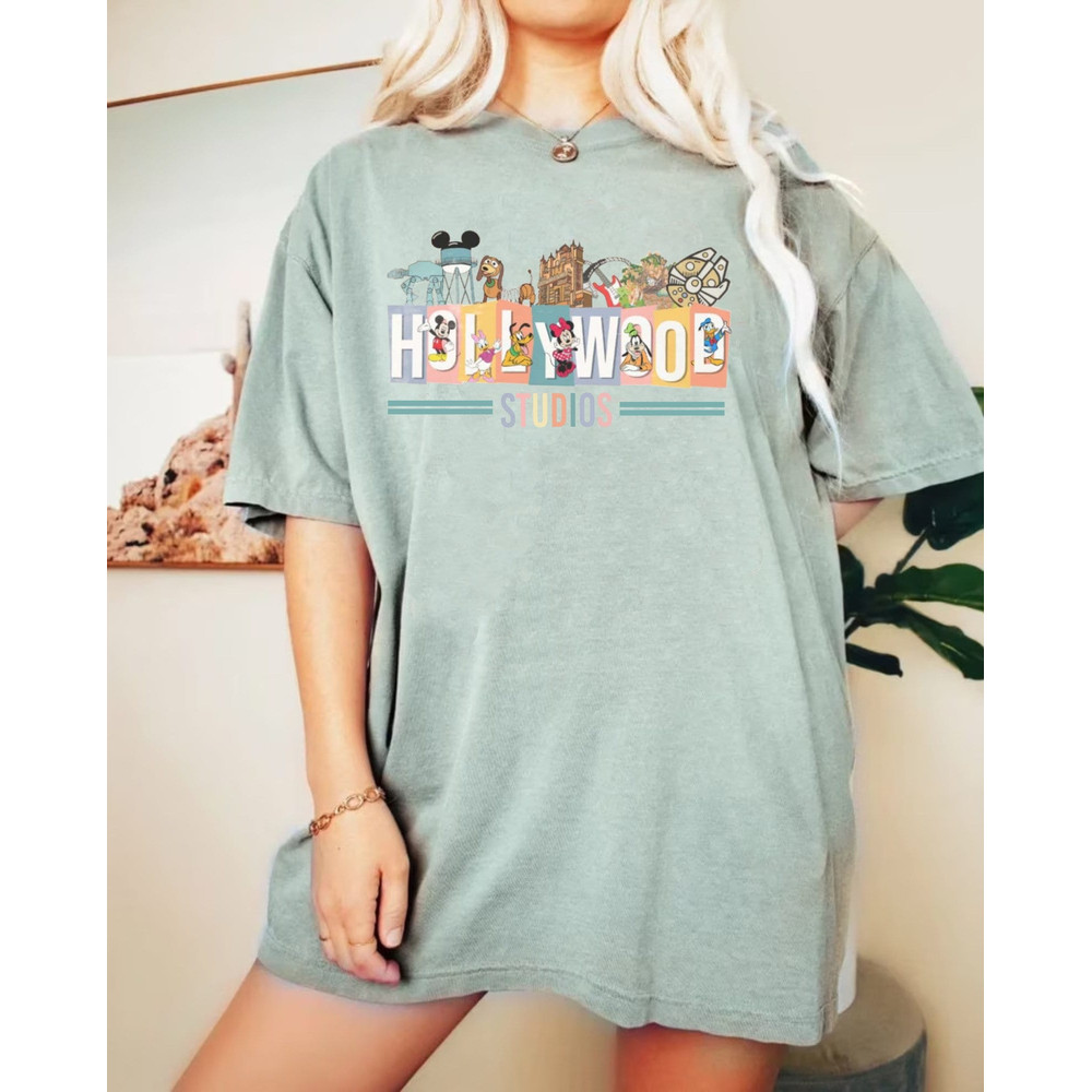 Disney Hollywood Studios Comfort ColorsĀ® Shirt, Disney Trip Family Shirt, Disney Aesthetic Shirt, retro Disneyworld Shirt, Disneyland Shirt - 5.jpg