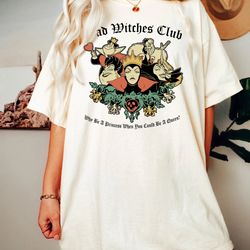 retro disney villains comfort color shirt, bad witch