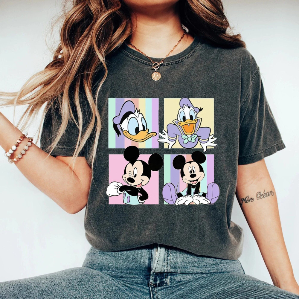 Disney Mickey Donald Comfort Colors® Shirt, Disney Male Characters Shirt, Disneyworld Shirt, Disneyland Shirt, Disney Family Trip Shirt - 2.jpg