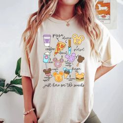 Disney Snacks Comfort Shirt, Colorful Vacay Shirt, Disney Aesthetic Shirt, Disne