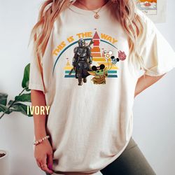 this is the way comfort colors shirt, the mandaloria