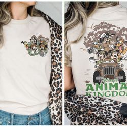 two-sided vintage disney animal kingdom comfort colo