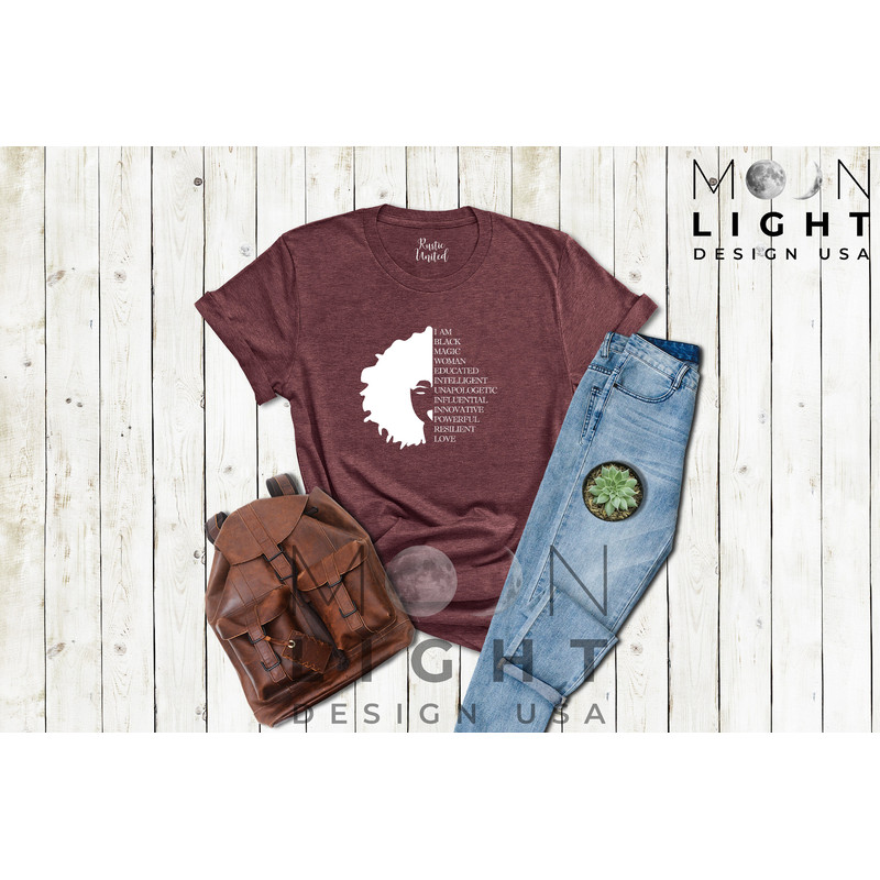 Black Women T-shirt, Afro Woman Shirt, Black Queen Shirt, Black Women Outfit, Women Afrocentric Tee, Black Girl Magic, Juneteenth Shirt - 7.jpg