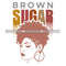 Brown Sugar Afro Woman Face Melanin Portrait Mohawk Hairstyle Hoops Earrings SVG PNG JPG Vector Clipart Cricut Silhouette Cut Cutting Print - 2.jpg