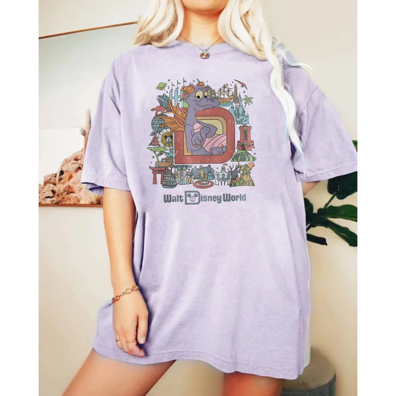 Disneyworld Figment Comfort Colors® Shirt, Disney Epcot Figment Shirt, Disney Trip Family Shirt, Disney Aesthetic Shirt, Disneyland Shirt - 3.jpg