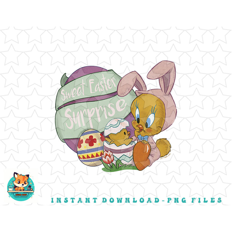Looney Tunes Tweety Sweet Easter Egg Surprise png, sublimation, digital download.jpg