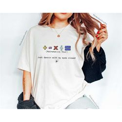 ed mathematics lyrics shirt, retro mathematics concert, lyrics ed sheerious tour 2023, ed fan gift sheeran, just dancin