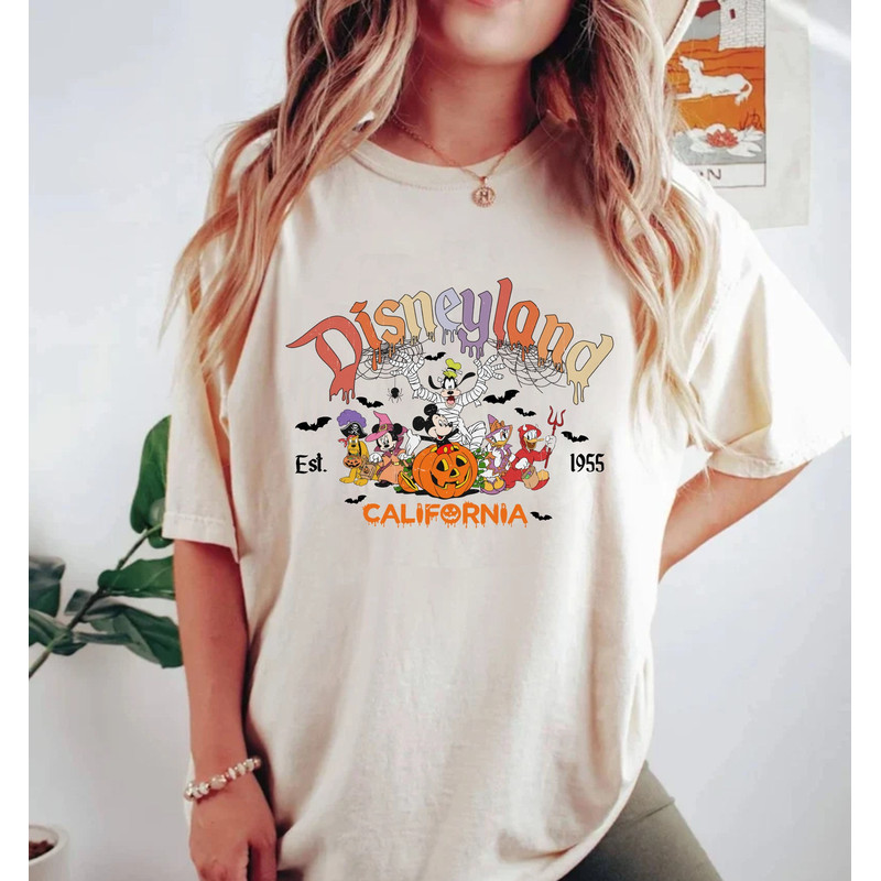 Spooky Mouse and Friends Comfort ColorsĀ® Shirt, Disneyland Halloween Shirt, Pumpkin Mickey, Disney Spooky Shirt, Disney Halloween Shirt - 3.jpg