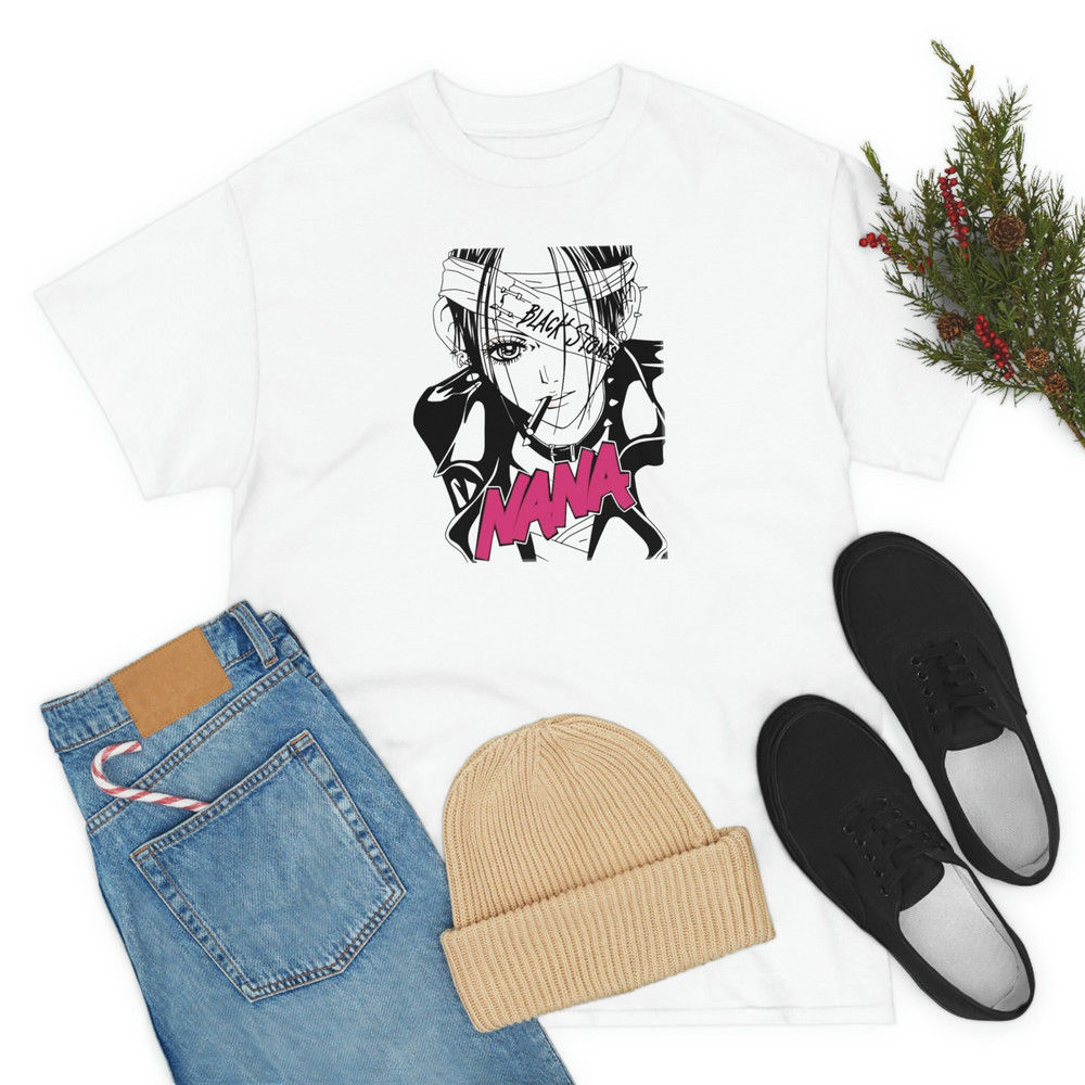 Nana Tshirt, Nana Osaki, Nana Osaki Tshirt, Anime Tshirt, Black Stones Tshirt, Manga, Hachi,  Oversize Tshirt, Anime, Gift Tshirt - 2.jpg