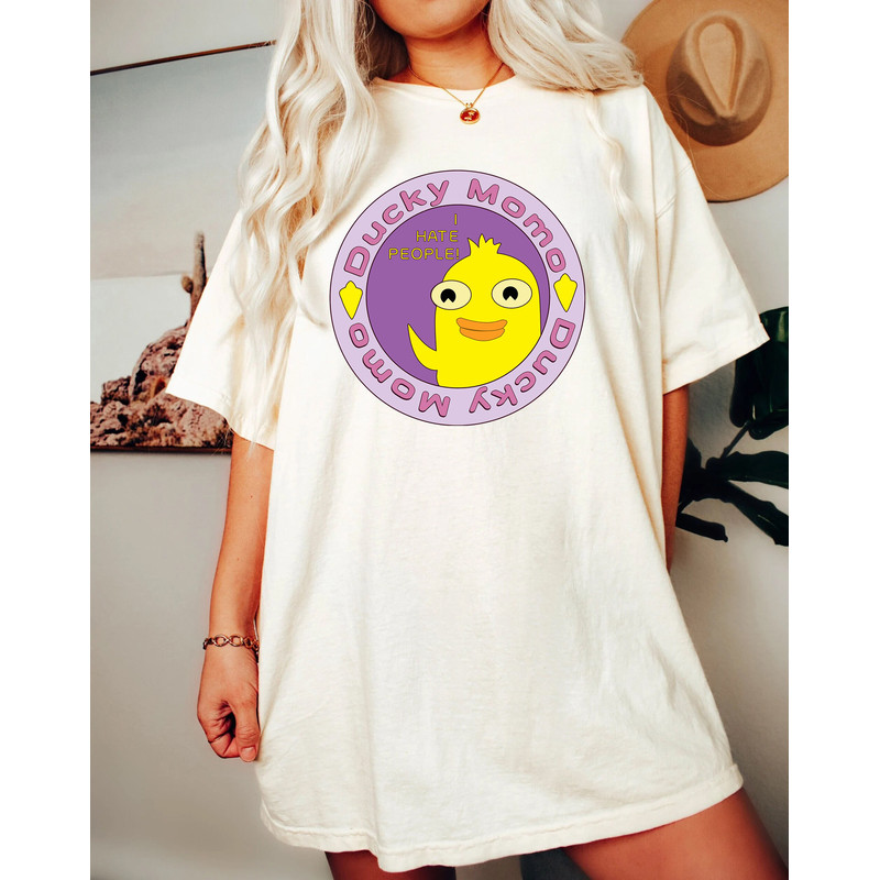 Vintage I hate people Ducky Momo Candace Comfort Color Shirt, Phineas And Ferb Funny Cartoon Disney T-Shirt, Disneyland Family Trip 2023 Tee - 2.jpg
