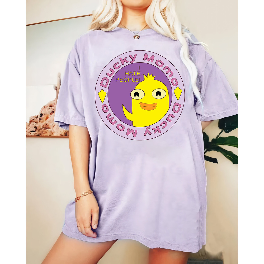 Vintage I hate people Ducky Momo Candace Comfort Color Shirt, Phineas And Ferb Funny Cartoon Disney T-Shirt, Disneyland Family Trip 2023 Tee - 3.jpg
